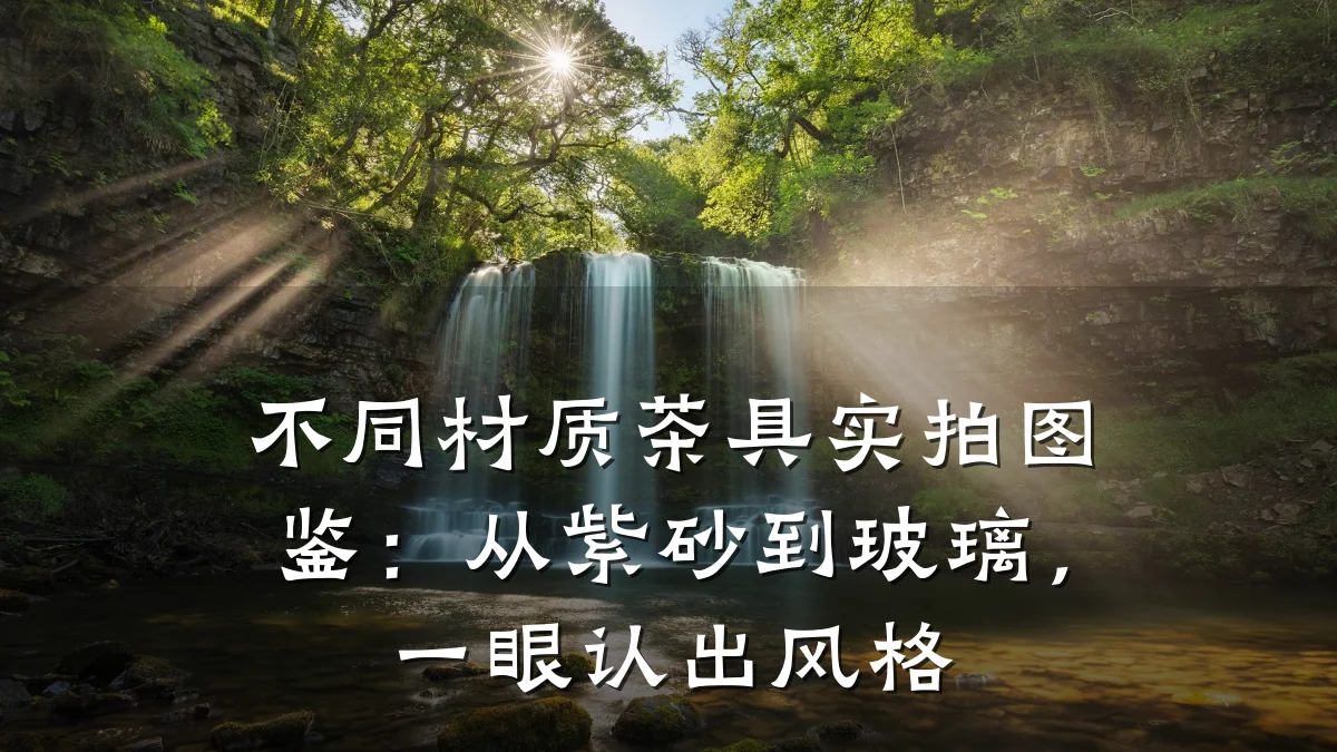 不同材质茶具实拍图鉴：从紫砂到玻璃，一眼认出风格