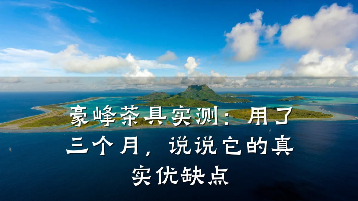 豪峰茶具实测：用了三个月，说说它的真实优缺点