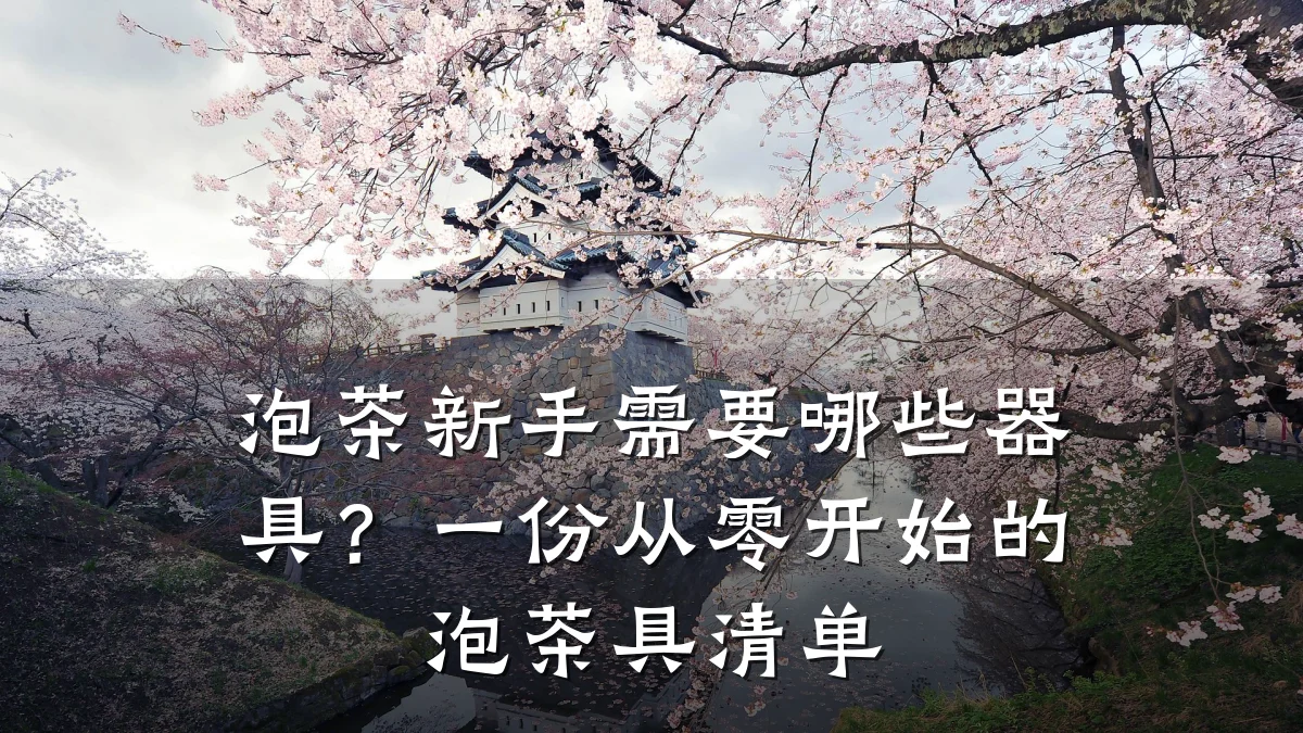 泡茶新手需要哪些器具？一份从零开始的泡茶具清单