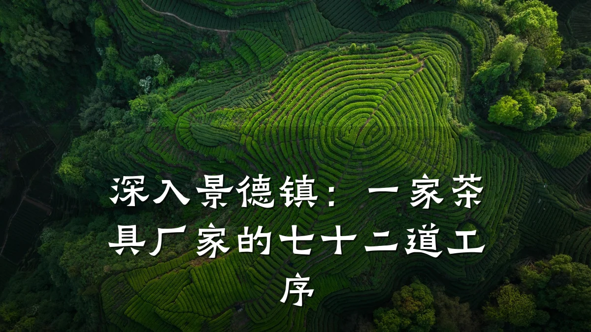 深入景德镇：一家茶具厂家的七十二道工序