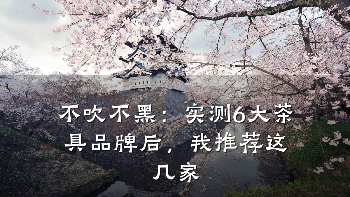 不吹不黑：实测6大茶具品牌后，我推荐这几家