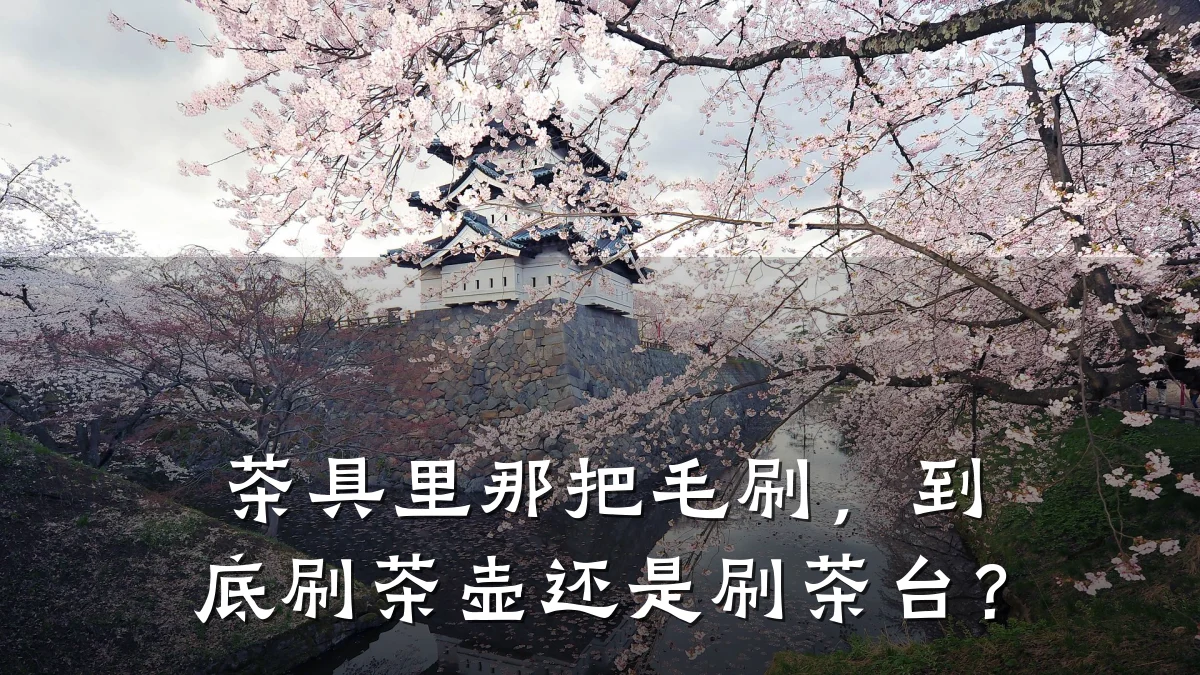 茶具里那把毛刷，到底刷茶壶还是刷茶台？