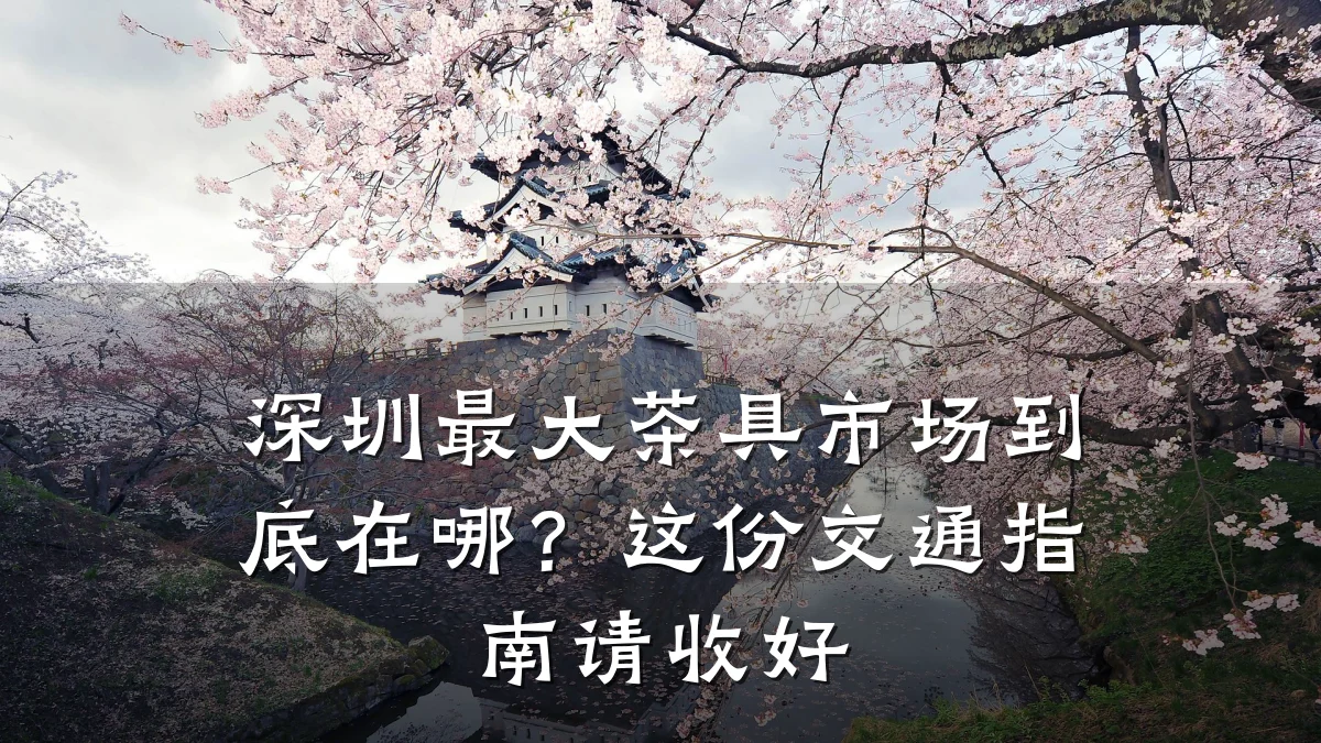 深圳最大茶具市场到底在哪？这份交通指南请收好