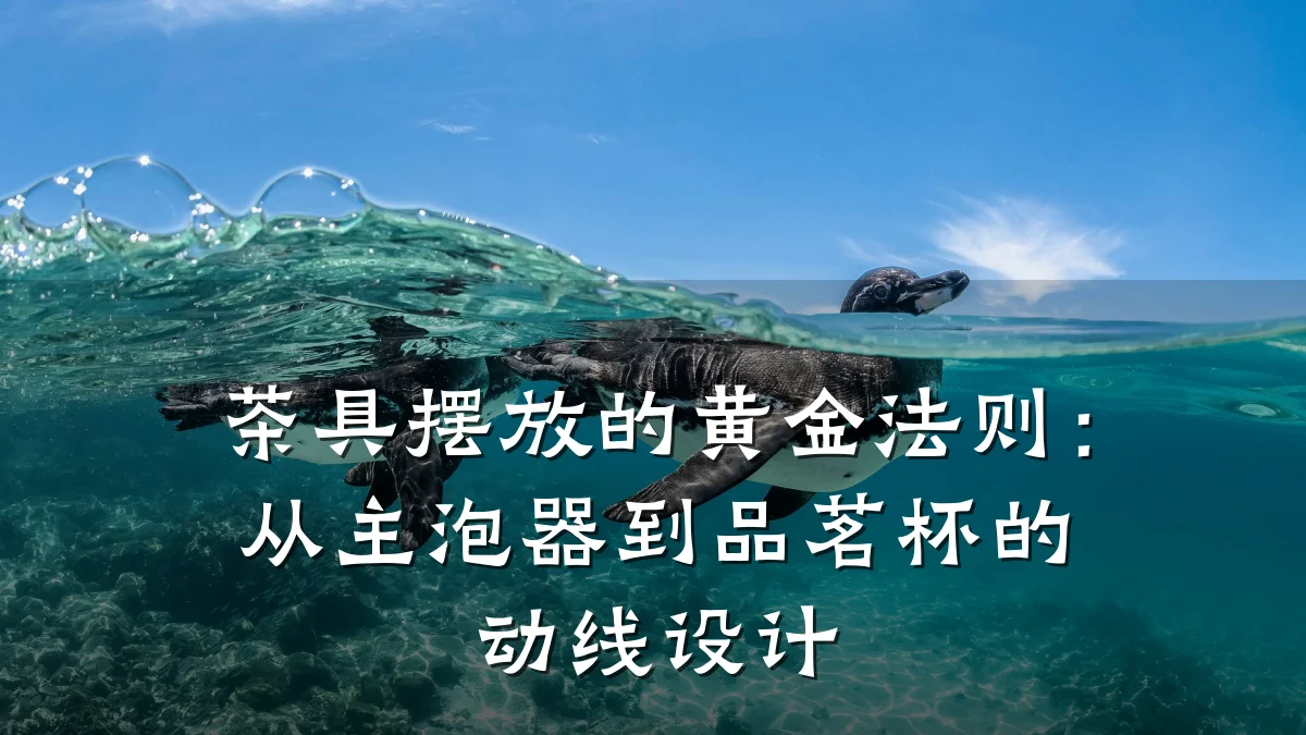 茶具摆放的黄金法则:从主泡器到品茗杯的动线设计