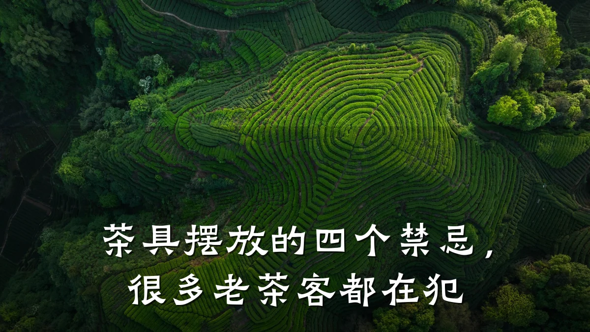 茶具摆放的四个禁忌,很多老茶客都在犯