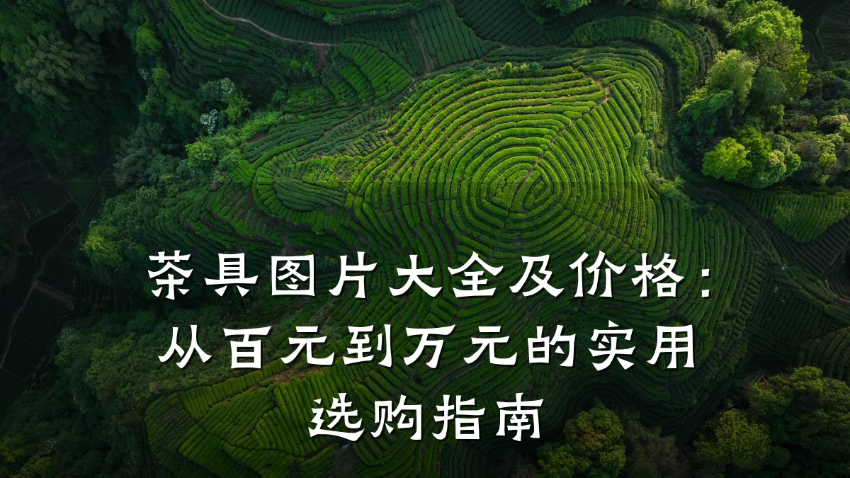 茶具图片大全及价格:从百元到万元的实用选购指南