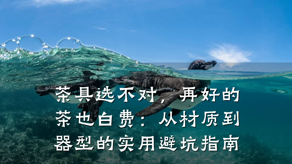 茶具选不对,再好的茶也白费:从材质到器型的实用避坑指南