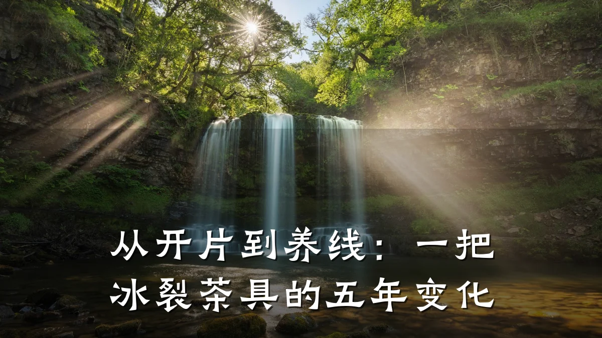 从开片到养线：一把冰裂茶具的五年变化