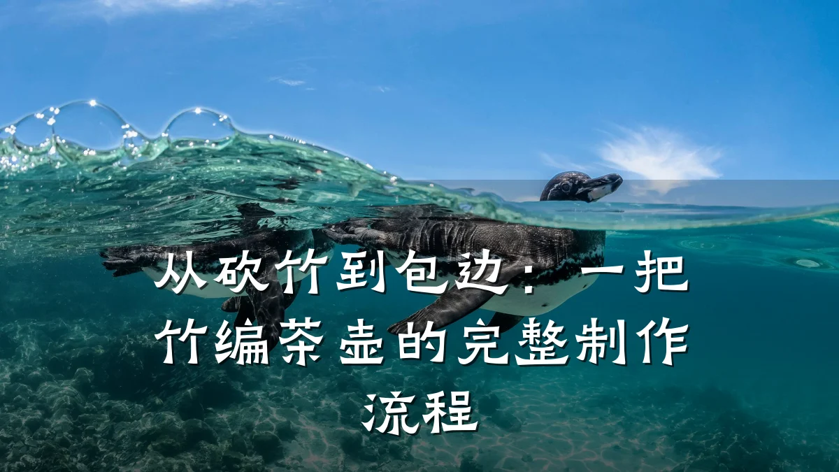 从砍竹到包边:一把竹编茶壶的完整制作流程
