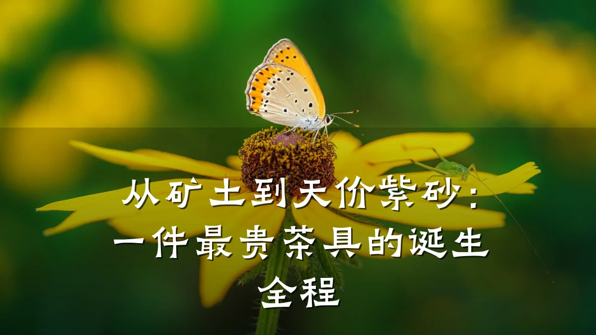 从矿土到天价紫砂:一件最贵茶具的诞生全程