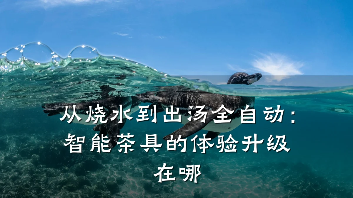 从烧水到出汤全自动:智能茶具的体验升级在哪