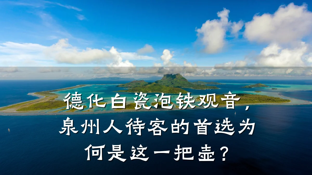 德化白瓷泡铁观音,泉州人待客的首选为何是这一把壶?