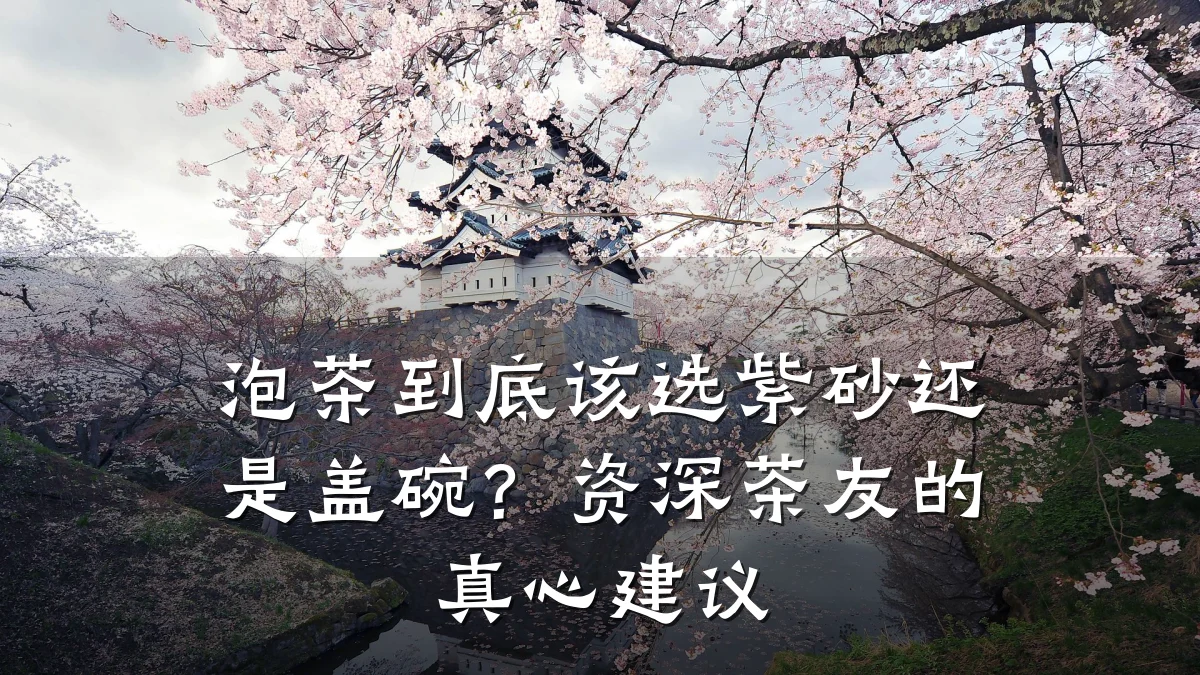 泡茶到底该选紫砂还是盖碗?资深茶友的真心建议