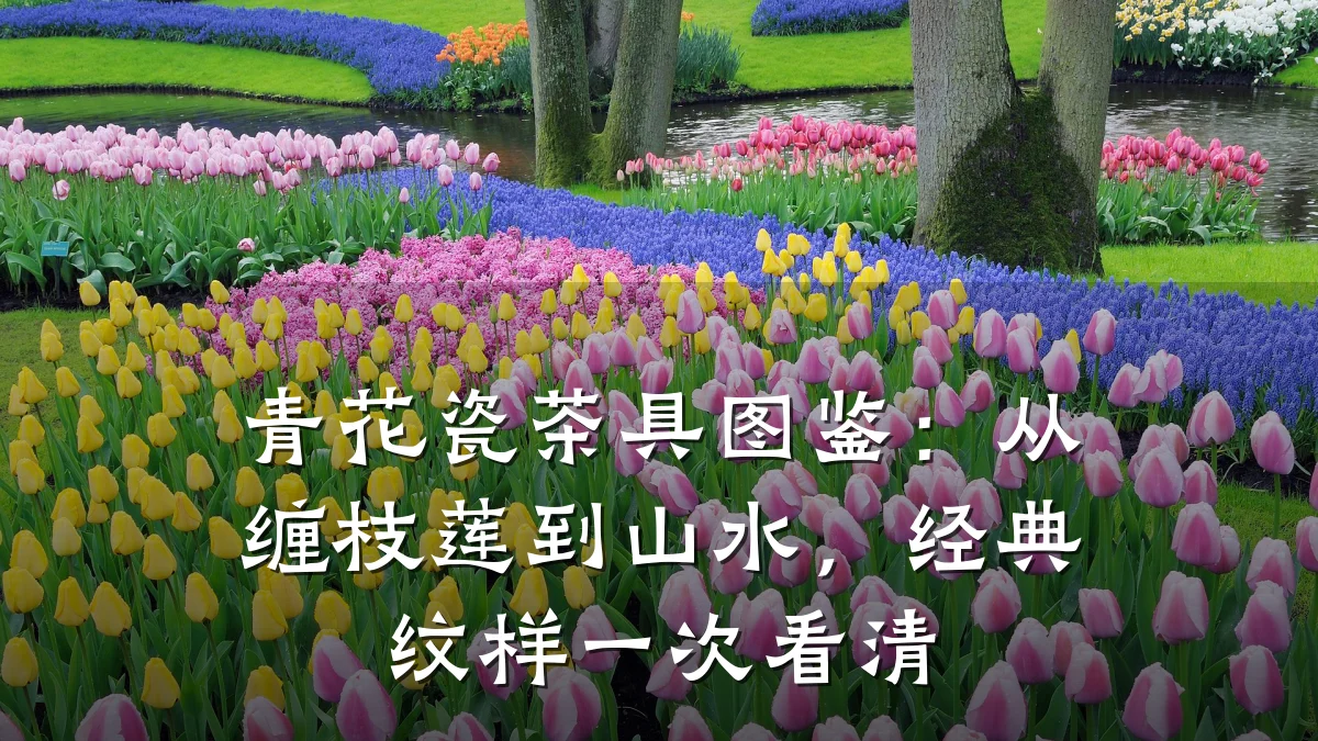 青花瓷茶具图鉴：从缠枝莲到山水，经典纹样一次看清