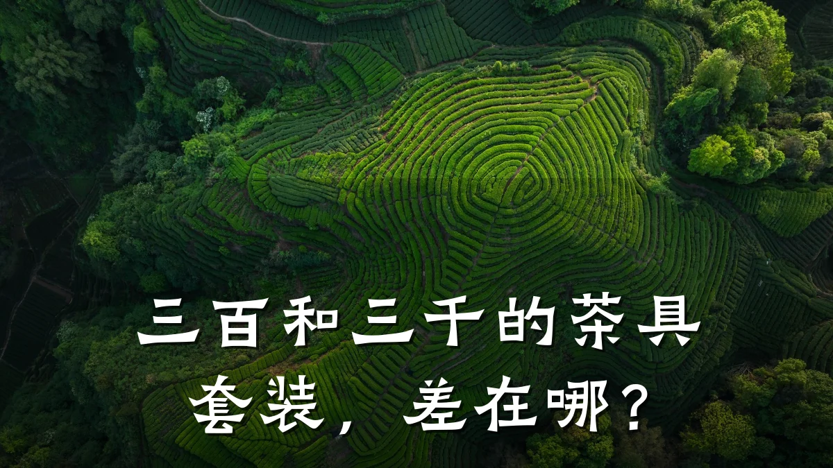 三百和三千的茶具套装,差在哪?
