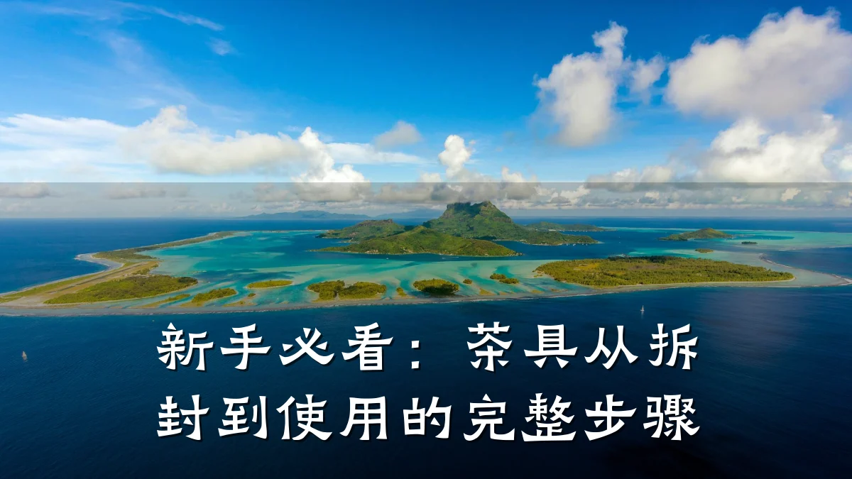 新手必看:茶具从拆封到使用的完整步骤