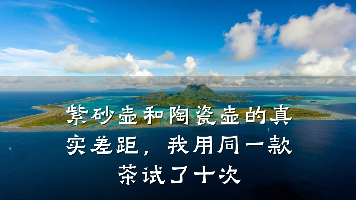 紫砂壶和陶瓷壶的真实差距,我用同一款茶试了十次