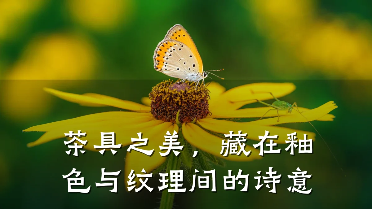 茶具之美,藏在釉色与纹理间的诗意
