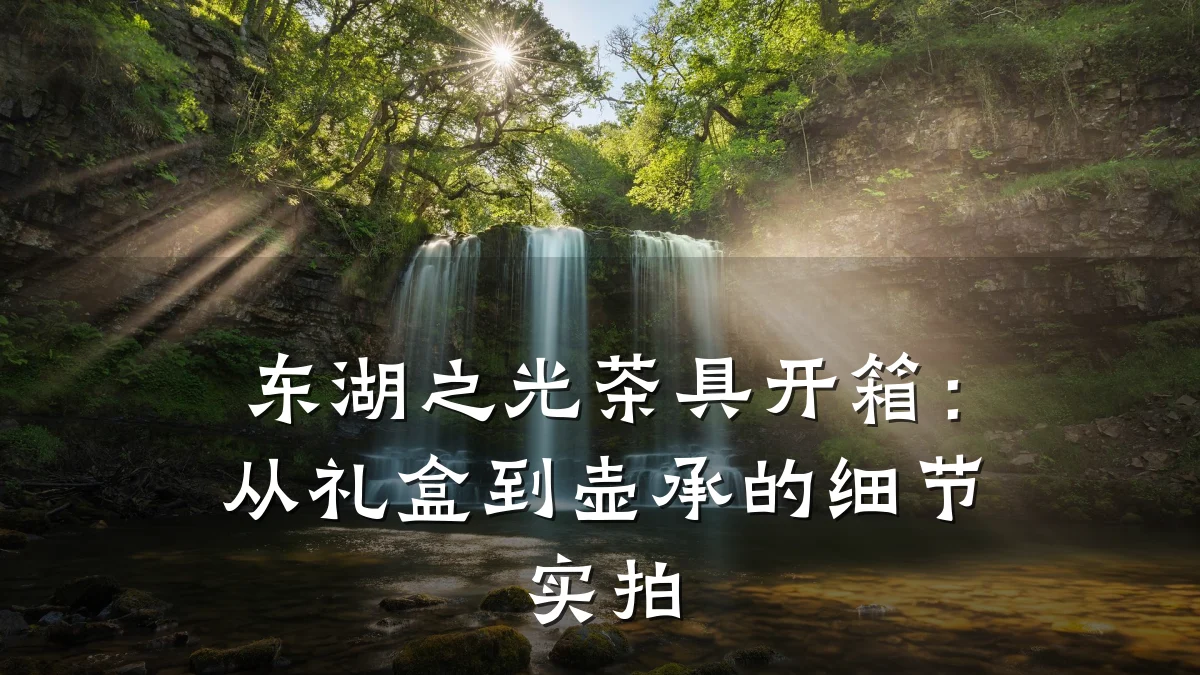 东湖之光茶具开箱:从礼盒到壶承的细节实拍