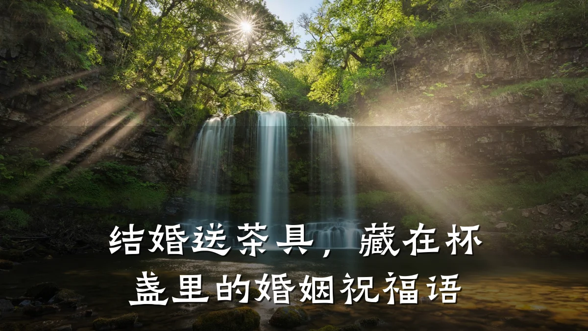 结婚送茶具,藏在杯盏里的婚姻祝福语