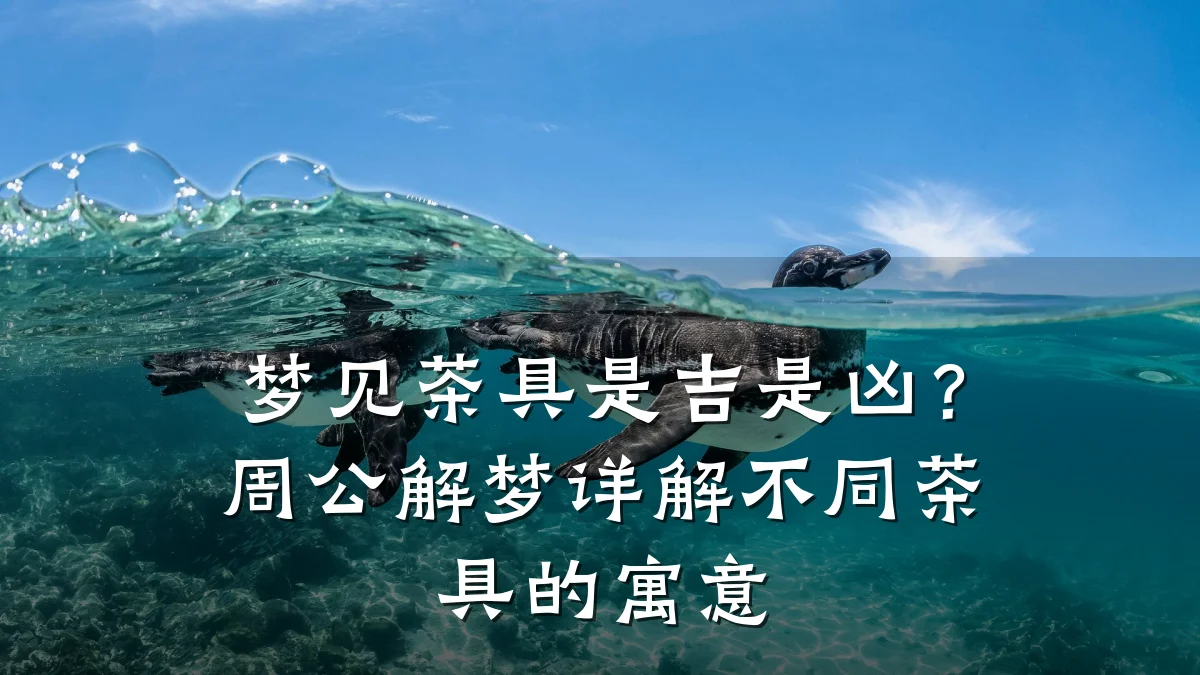 梦见茶具是吉是凶?周公解梦详解不同茶具的寓意
