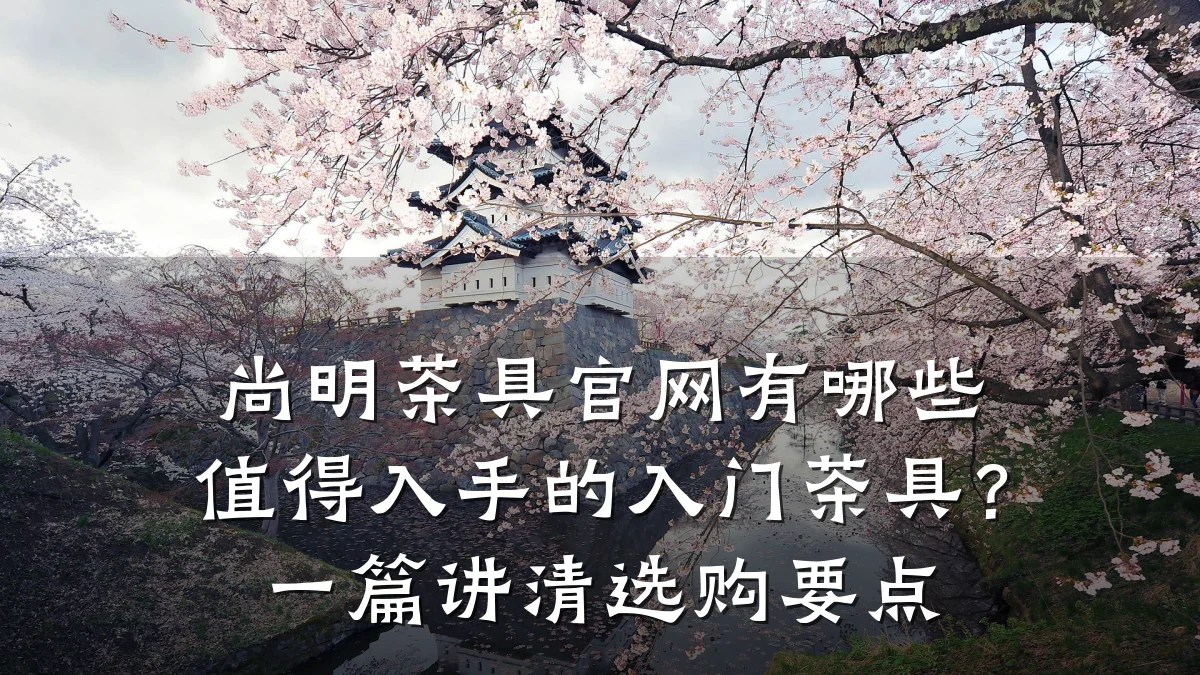 尚明茶具官网有哪些值得入手的入门茶具?一篇讲清选购要点
