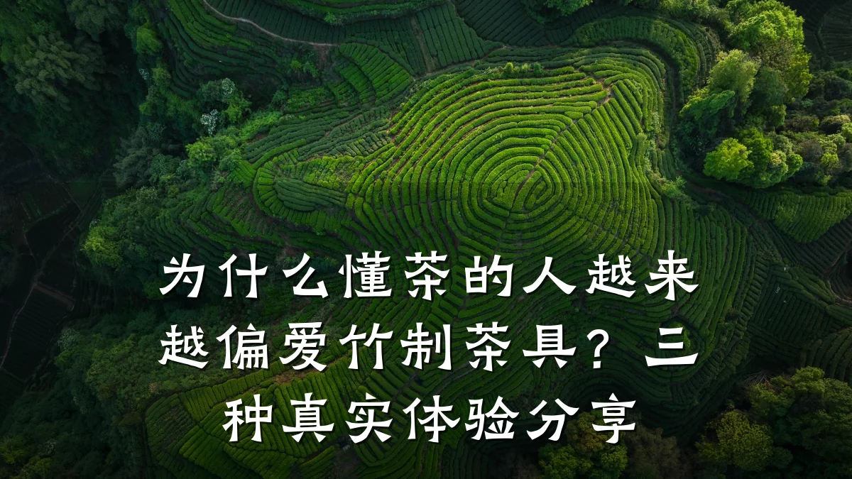 为什么懂茶的人越来越偏爱竹制茶具?三种真实体验分享