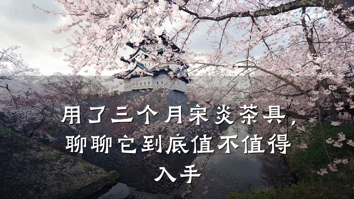 用了三个月宋炎茶具，聊聊它到底值不值得入手