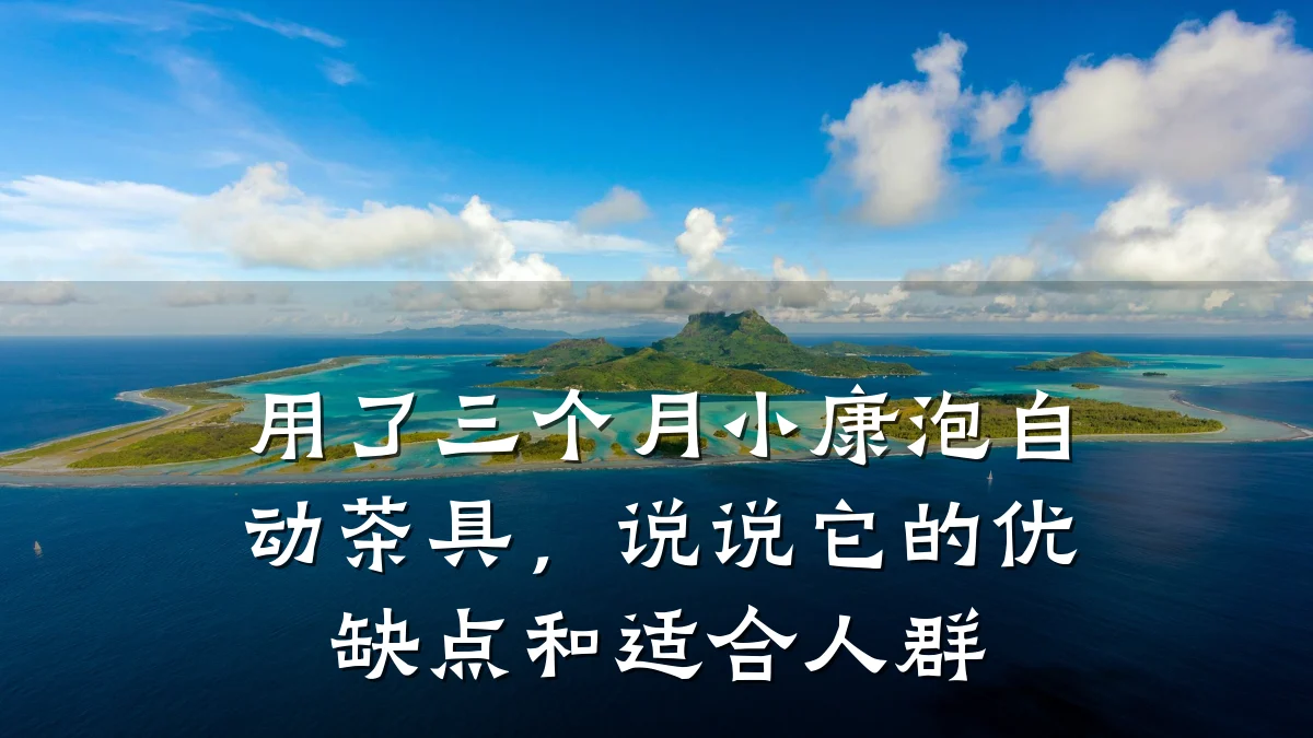 用了三个月小康泡自动茶具,说说它的优缺点和适合人群