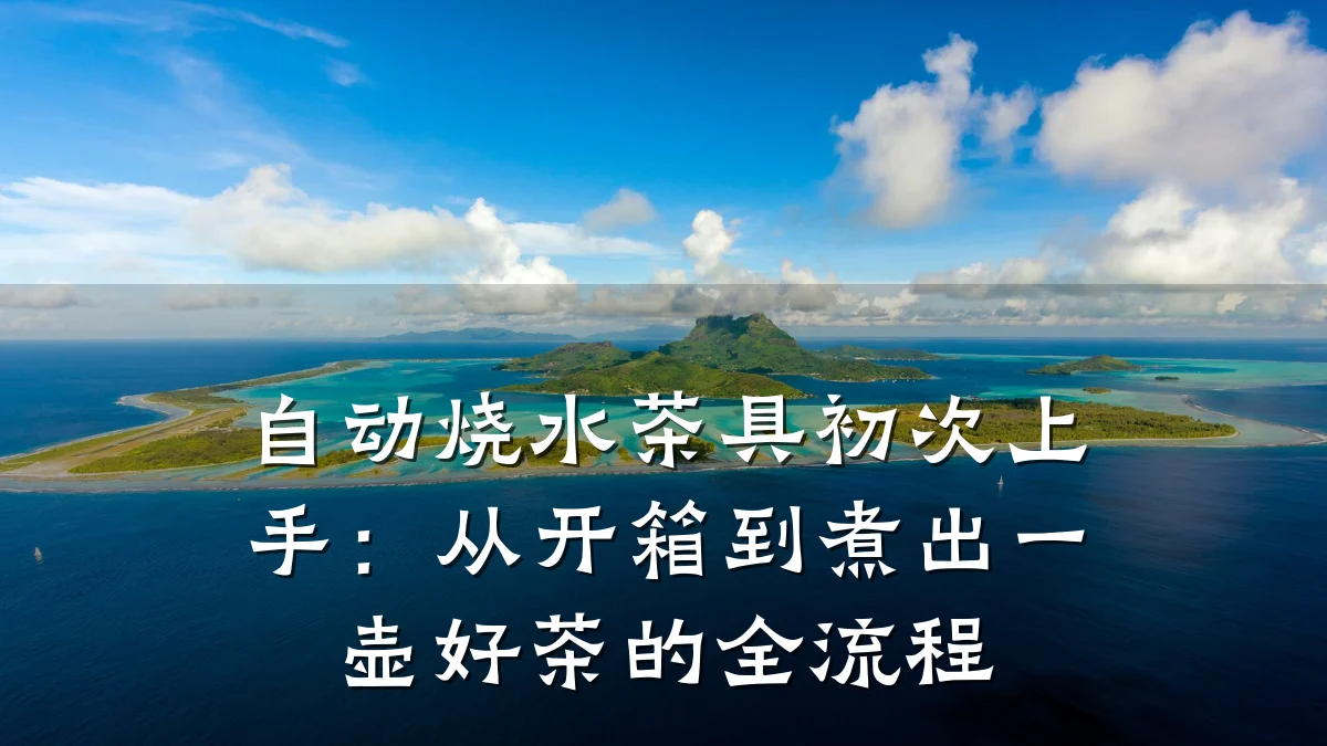 自动烧水茶具初次上手:从开箱到煮出一壶好茶的全流程